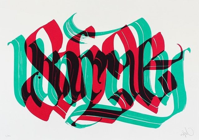 Niels "Shoe" Meulman, ‘Unruly Shoe’, 2017, Print, 2-color Silk Screen Print on 250 grams Natural White Paper, Art276