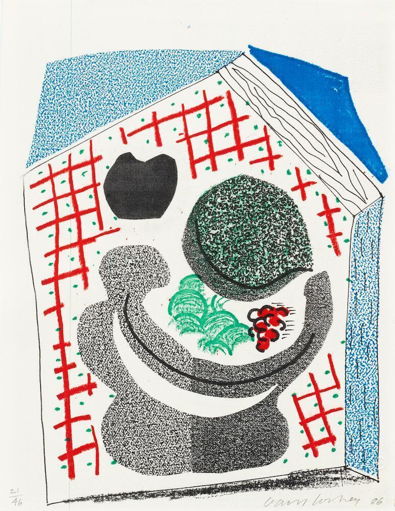 David Hockney - Bowl of Fruit