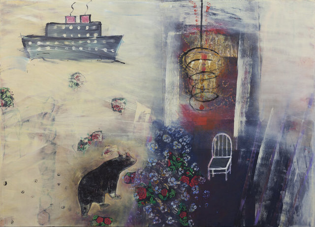 Inez Storer, ‘Nightfall’, 2020, Painting, Oil and mixed media on panel, Seager Gray Gallery