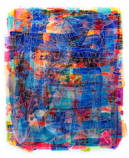 Bradley Harms, ‘All Who Wander’, 2020, Painting, Acrylic on Paper, Newzones