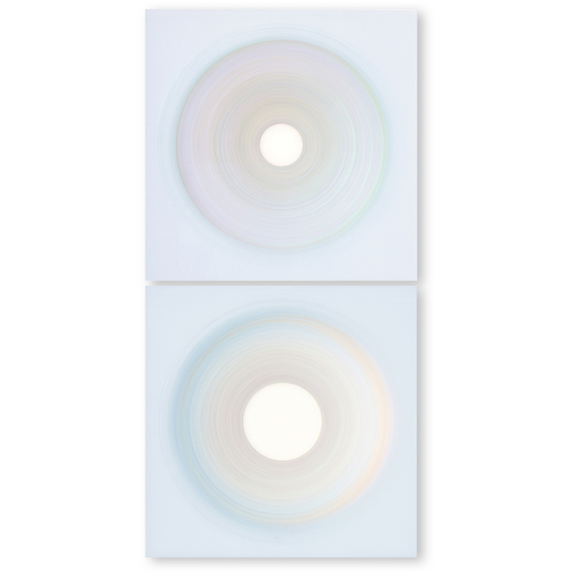 Christopher H. Martin, ‘Blue Prismatic Pair 2’, Painting, Acrylic on Acrylic, Christopher Martin Gallery