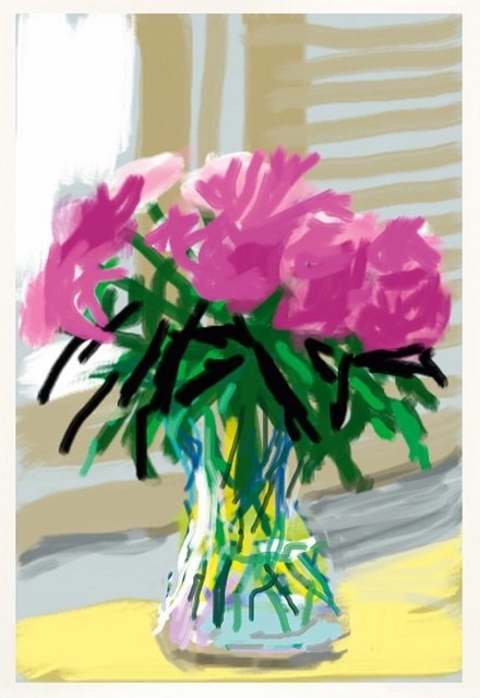 David Hockney, ‘iPhone Drawing No. 535 (Art Edition No. 1–250)’, 2009, Print, Inkjet print on paper, book, Hang-Up Gallery