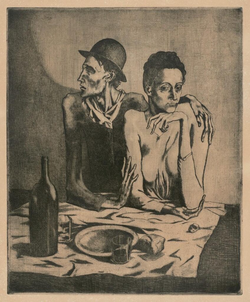 Pablo Picasso - Le repas frugal