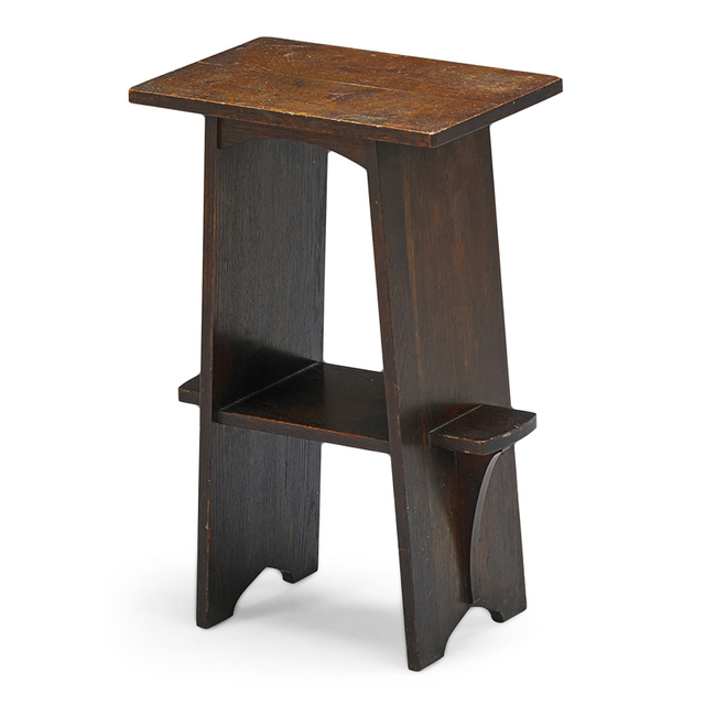 L. & J.G. Stickley, ‘Chafing Stand, Fayetteville, NY’, ca. 1905, Rago/Wright