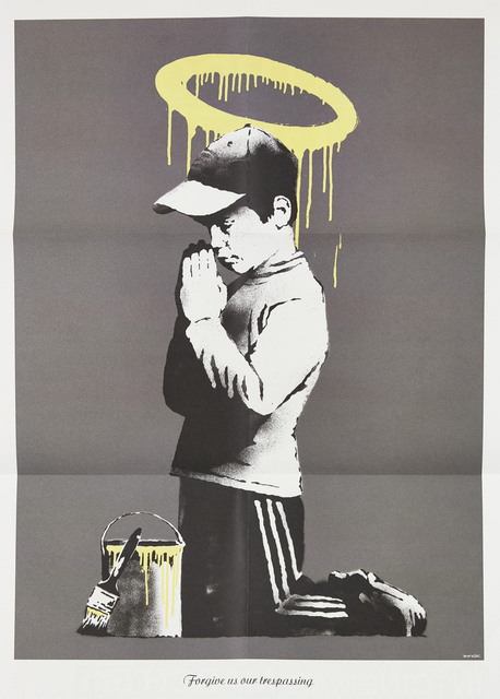 Banksy, ‘Forgive Us Our Trespassing’, 2010, Roseberys