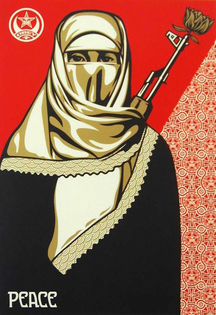 Shepard Fairey, ‘Muslim Woman ’, 2005, Gregg Shienbaum Fine Art