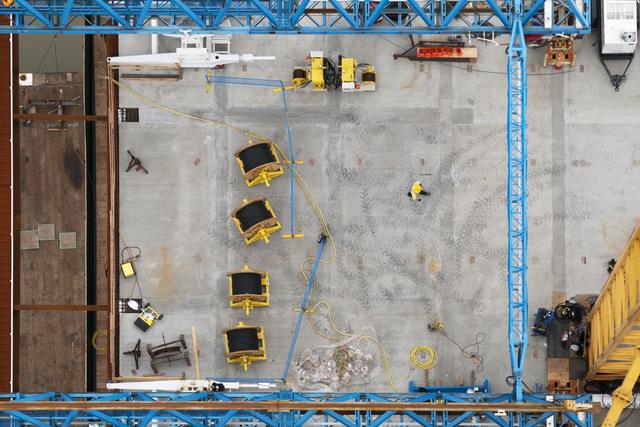 Stuart McCall, ‘Port Mann Bridge: Deck From North Tower’, 2012, Photography, Archival Pigment Print, Newzones