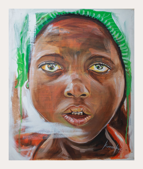 Otis Kwame Kye Quaicoe, ‘Deep Thoughts’, 2017, Painting, Acrylic on canvas, Janet Rady Fine Art