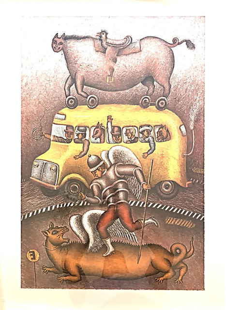 Maximino Javier, ‘Santo Descontinuado’, 1984, Print, Litografia, CERVANTES