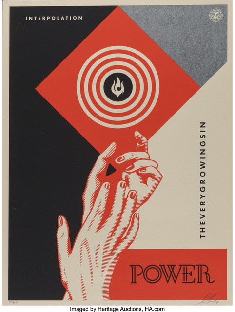 Shepard Fairey (OBEY), ‘Interpolation, diptych’, 2014, Heritage Auctions