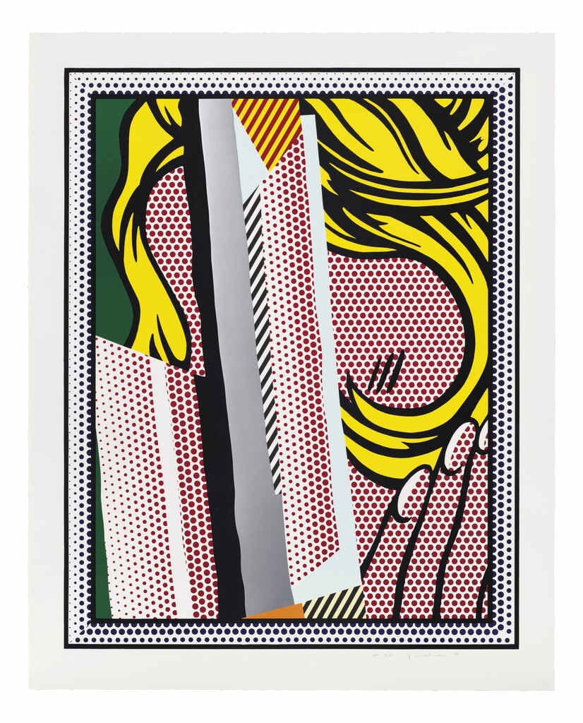 Roy Lichtenstein - Reflections on Hair, from: Reflections Series