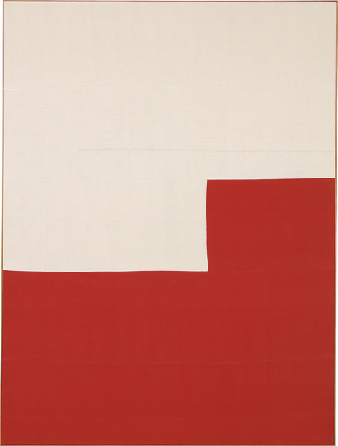 Ethan Cook, ‘Untitled’, 2016, Textile Arts, Handwoven cotton canvas and canvas, in artist's frame, Phillips