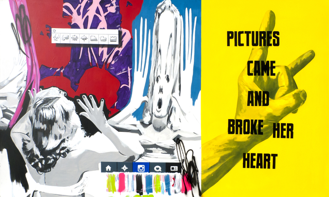 Stuart Semple, ‘PICTURES CAME AND BROKE HER HEART’, 2015, Fabien Castanier Gallery