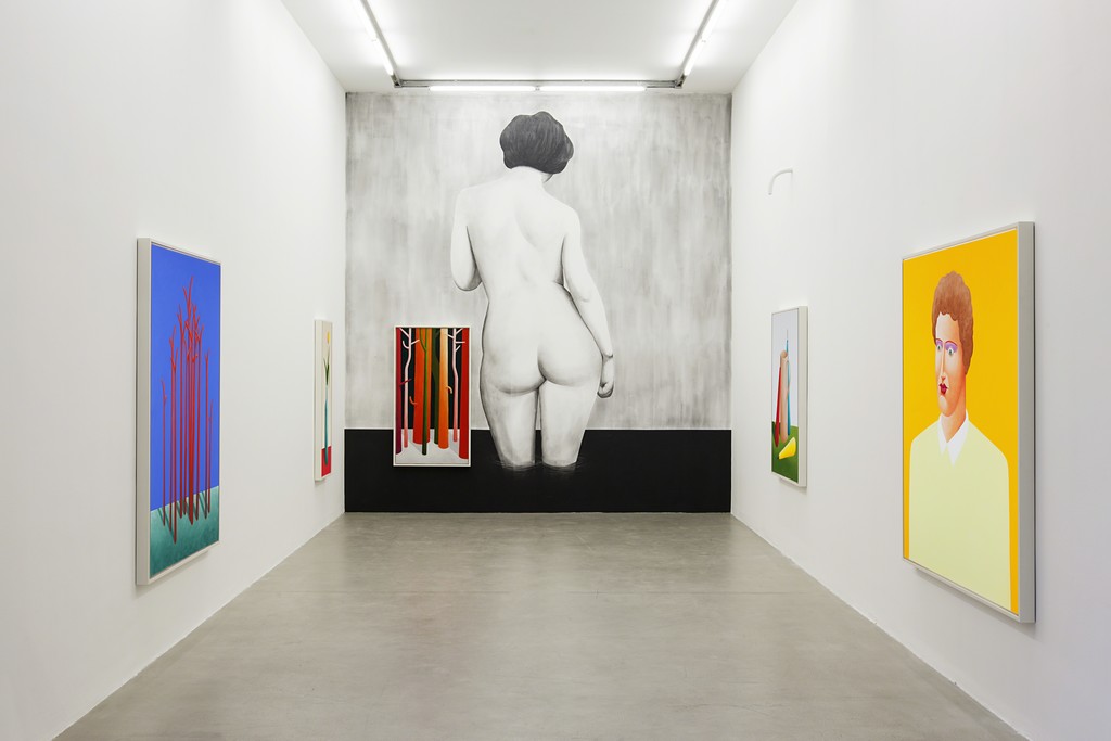 Nicolas Party, “Two Naked Women”, installation view, kaufmann repetto, Milano, 2015 courtesy of the artist and kaufmann repetto, Milano/New York
photocredit: Andrea Rossetti Nicolas Party, “Two Naked Women”, installation view, kaufmann repetto, Milano, 2015 courtesy of the artist and kaufmann repetto, Milano/New York
photocredit: Andrea Rossetti