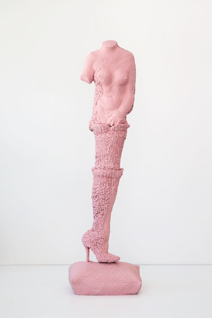 Francesca DiMattio, ‘Pump Caryatid’, 2019, Sculpture, Glaze on Flashe on porcelain, Salon 94