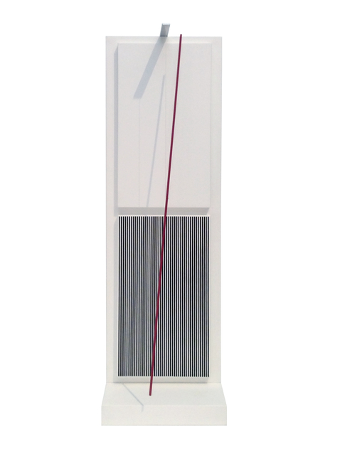 Jesús Rafael Soto, ‘Multiple IV - Jai-Alai ’, 1969, Sculpture, White and black painted wood with red metal bar, Galería RGR