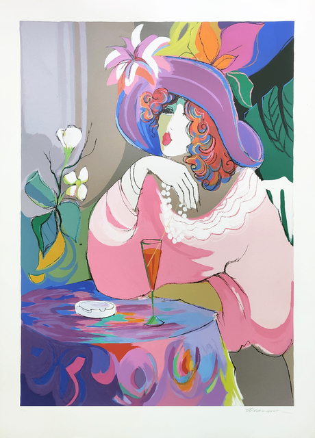 Isaac Maimon, ‘CHAMPAGNE GIRL’, 1990, Print, SERIGRAPH ON PAPER, Gallery Art