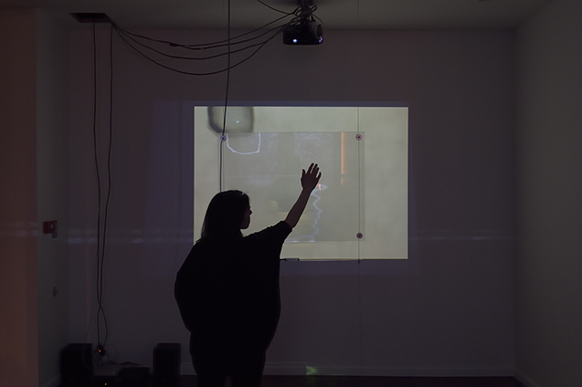 Thierry Kuntzel, Title TK installation, 2015, creation Thierry Kuntzel, Title TK installation, 2015, creation