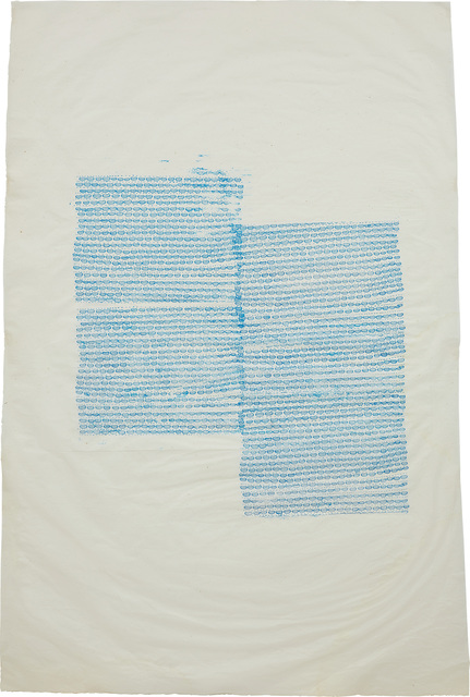 Ellen Gallagher, ‘Untitled’, 1997, Print, Unique monoprint of ink transfer in colors, on Misu paper, with full margins., Phillips