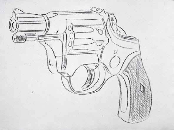Andy Warhol, ‘Gun’, 1981-1982, New York Academy of Art