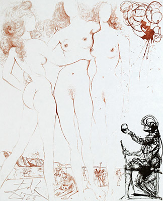 Salvador Dalí, ‘The Judgement of Paris’, 1963, Galerie d'Orsay