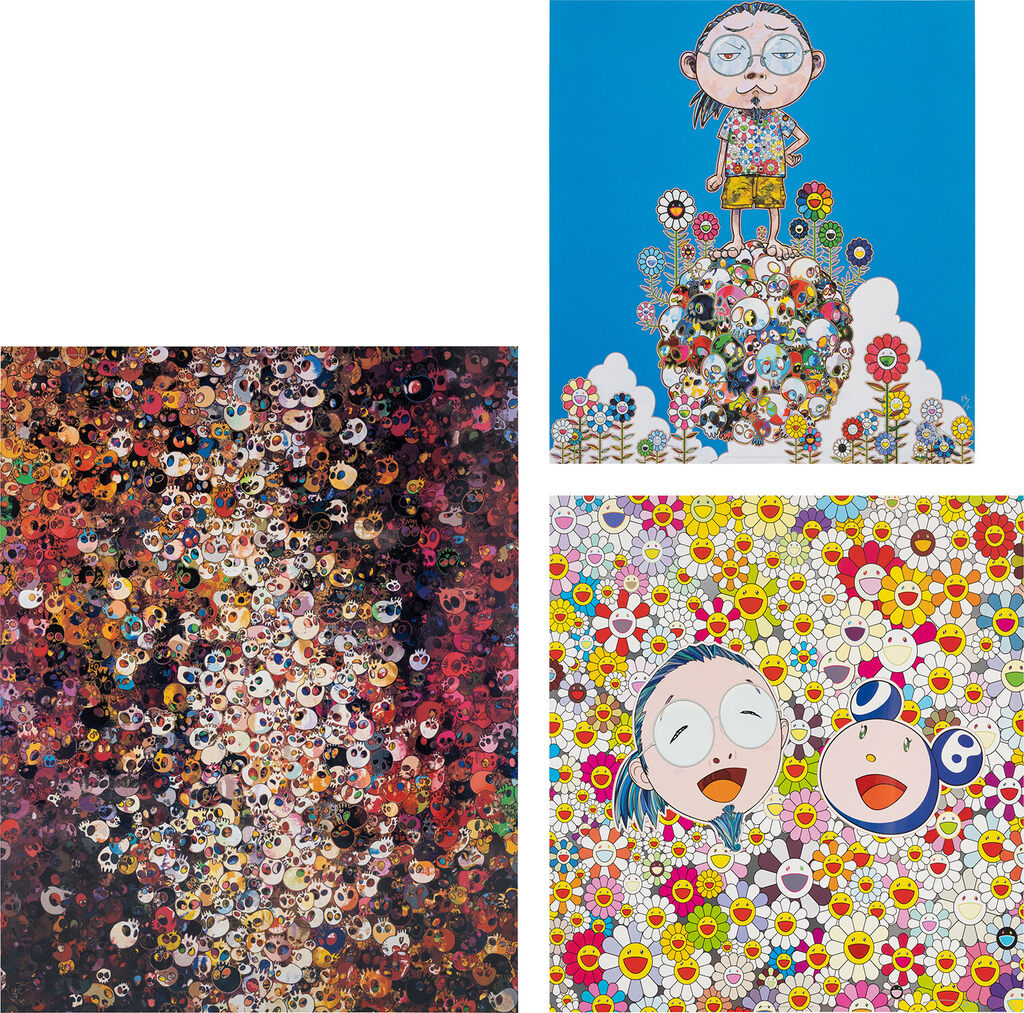 Takashi Murakami - I know not, I know; Me and Mr DOB; and Me Among The Supernatural
