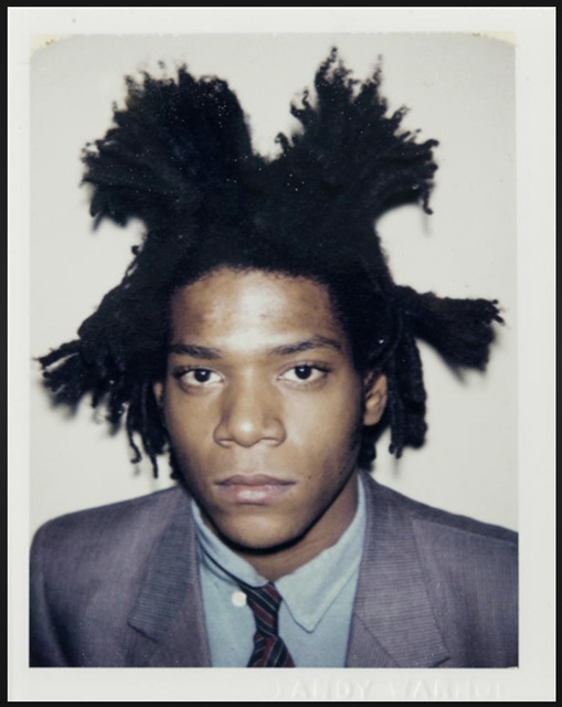 Andy Warhol | Andy Warhol, Polaroid Portrait of Jean-Michel Basquiat ...