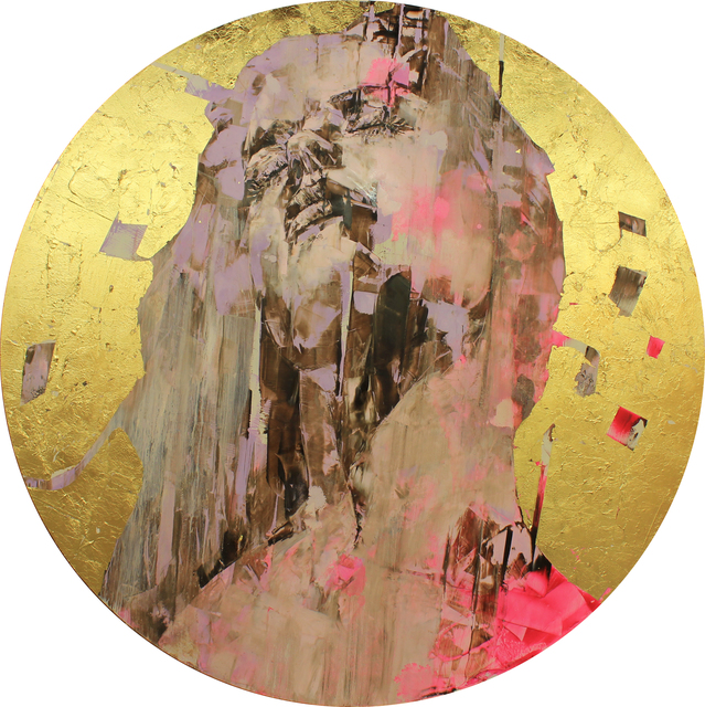 Marco Grassi, ‘Kameo 32’, 2020, Mixed Media, Oil and gold leaf on aluminium, Taglialatella Galleries
