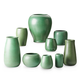 Nine Green Vases, Marblehead, MA