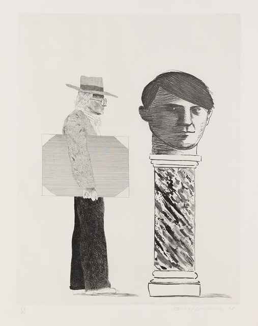 David Hockney, ‘The Student: Homage to Picasso’, 1973, Eames Fine Art