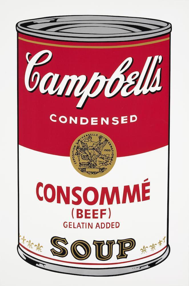 Andy Warhol - Consommé (Beef), from Campbell's Soup I (Feldman & Schellmann II.52)