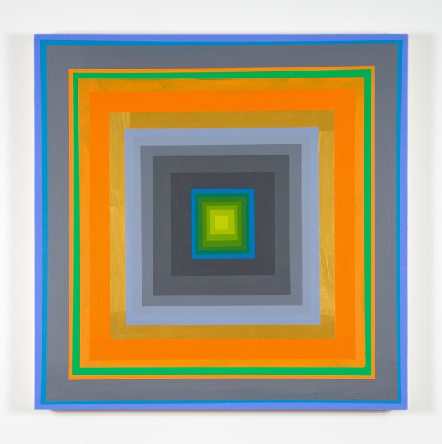 Gary Lang, ‘CONCENTRICSQUARESIX’, 2020, Painting, Acrylic on panel, McClain Gallery
