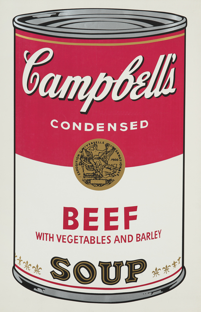 Andy Warhol, ‘Beef, from Campbell's Soup I’, 1968, Print, Screenprint in colors, on wove paper, with full margins., Phillips