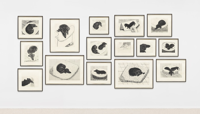 David Hockney, ‘Dog Wall’, 1998, Pace Prints