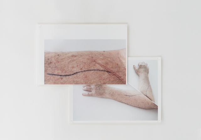 Peter Welz, ‘Study for a Portrait (AA Bronson | tattoo) 03’, 2019, Photography, Archival print on cotton paper Nova smooth, Galleria Fumagalli
