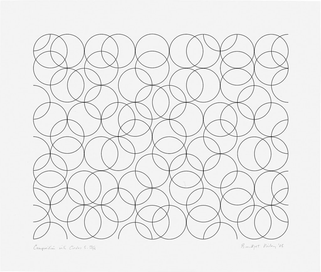 Bridget Riley - Composition with Circles 5 (S. 63, T & G. 63)