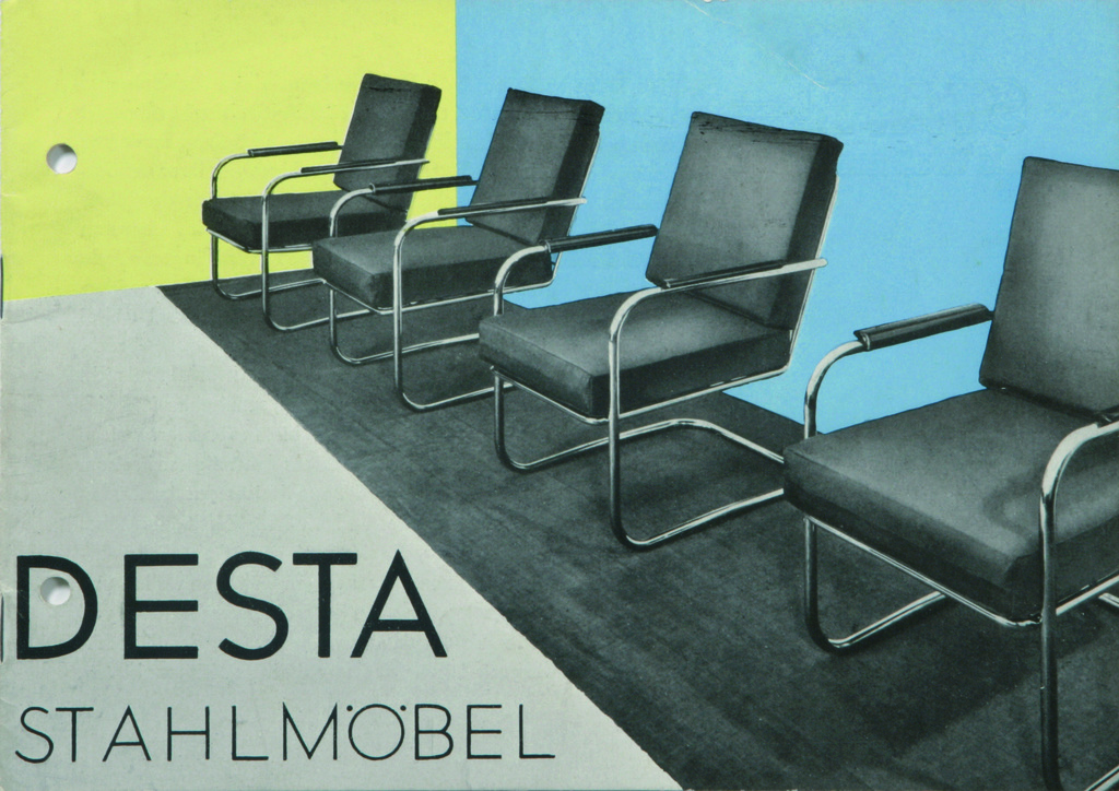 Katalog DESTA Stahlmöbel, 1931 (Graphics: Otto Rittweger) © Vitra Design Museum, Anton Lorenz estate Katalog DESTA Stahlmöbel, 1931 (Graphics: Otto Rittweger) © Vitra Design Museum, Anton Lorenz estate