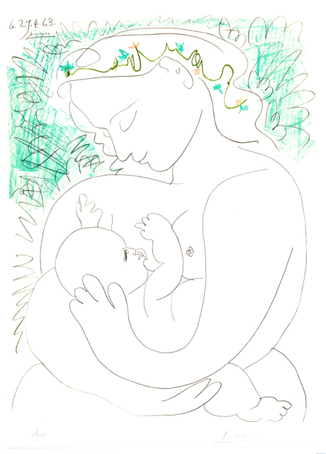 Pablo Picasso, ‘Lithograph "Grand Maternity" after Pablo Picasso’, 1963, Galerie Philia