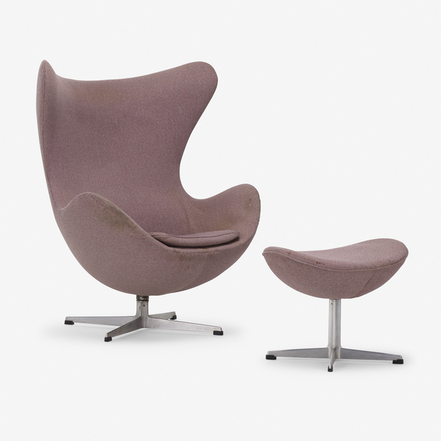 Arne Jacobsen Egg Chair And Ottoman 1958 Artsy