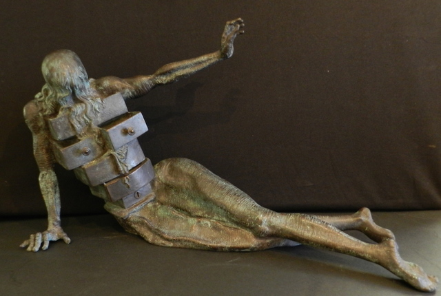 Salvador Dalí, ‘Anthropomorphic Cabinet Sculpture’, 1982, Sculpture, Bronze Sculpture with Dark Patina, Fine Art Acquisitions Dali