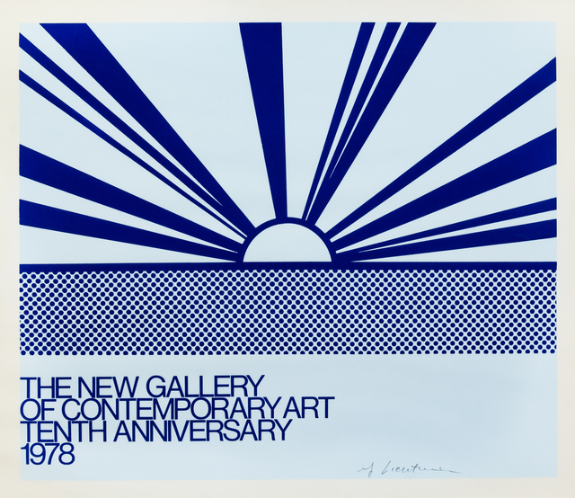 Roy Lichtenstein, ‘The New Gallery of Contemporary Art’, 1978, Print, Color offset lithograph, Hindman
