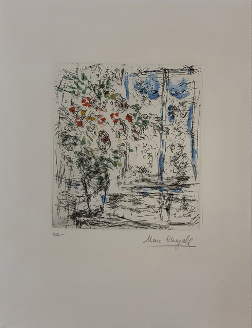 Marc Chagall La Fenêtre De Latelier à Saint Paul 1968 Artsy
