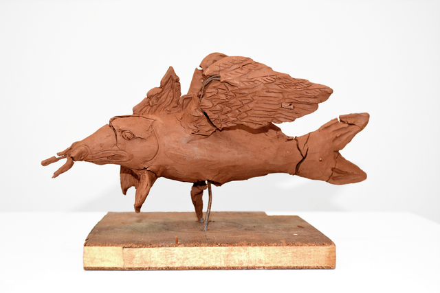Huang Yong Ping 黄永砯, ‘Maquette for the 1999 Venice Biennale, Pavilion of France, One Man Nine Animals, Figure 2’, 1999, Ethan Cohen New York