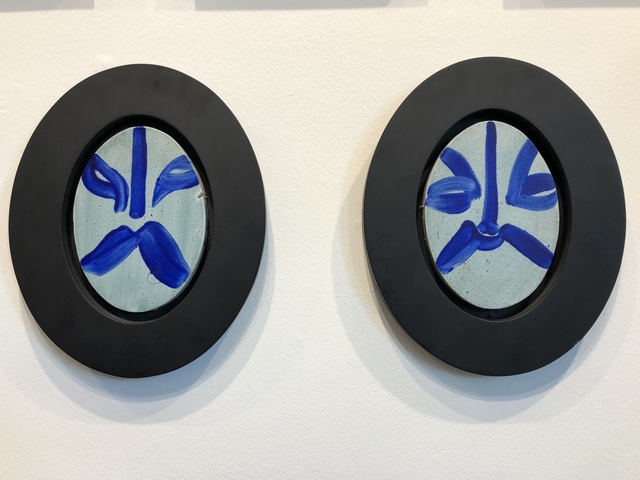 David Hockney, ‘Original Acrylic on Canvas Faces for 'Le Rossignol'’, 1982, Mr & Mrs Clark’s