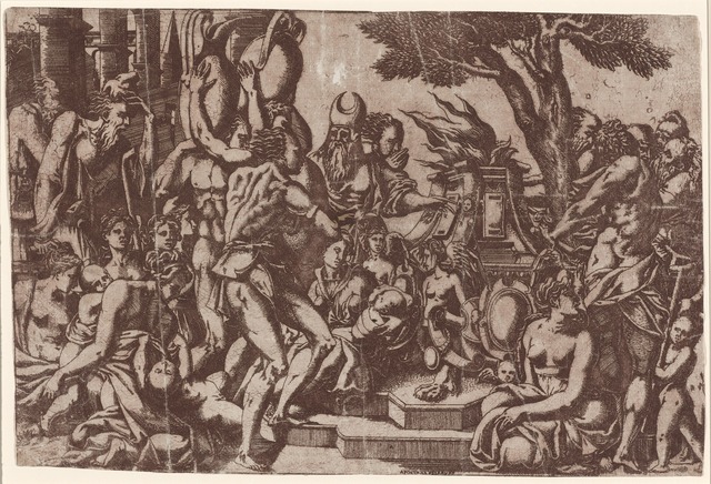 Antonio Fantuzzi, ‘Sacrifice to Priapus’, 1542, National Gallery of Art, Washington, D.C.