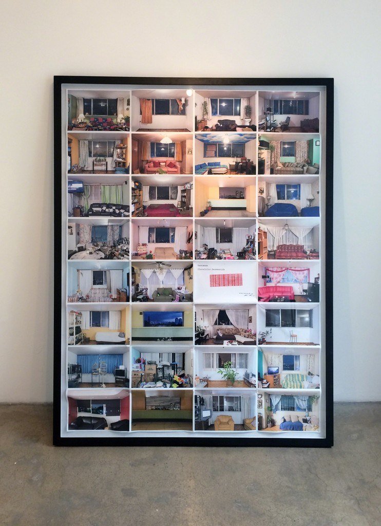 A poster quality of a set of 32 images of the interior of apartments of the "Tlatelolco desmentido" series, at the interior small gallery A poster quality of a set of 32 images of the interior of apartments of the "Tlatelolco desmentido" series, at the interior small gallery
