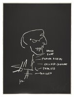 Jean-Michel Basquiat - Thyroid, from Anatomy