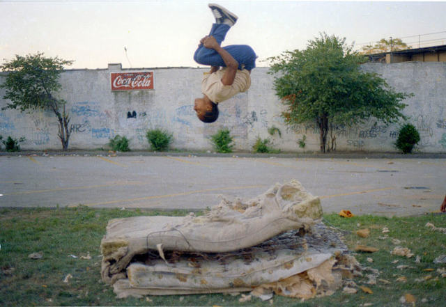 Jamel Shabazz, ‘Flying High, Determination, Brooklyn, NYC’, 1982, Photography, Chromogenic print, Galerie Bene Taschen