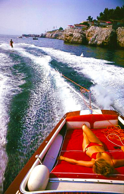 Slim Aarons, ‘Leisure In Antibes’, 1969, Photography, Lambda C-Print, IFAC Arts