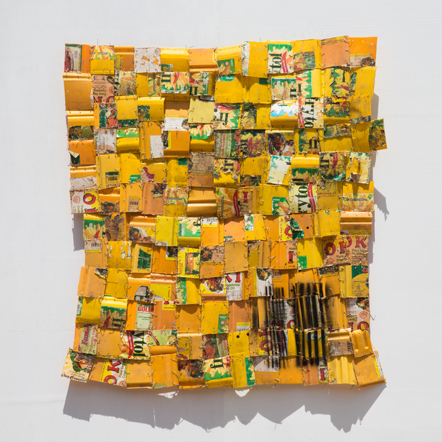 Serge Attukwei Clottey, ‘Daily dispatched 6’, 2017, Jane Lombard Gallery